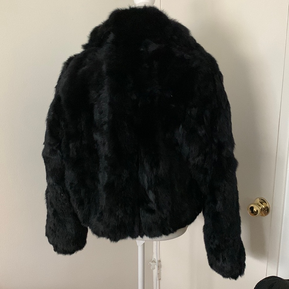 Vintage Rabbit Fur Coat - Picture 2 of 9